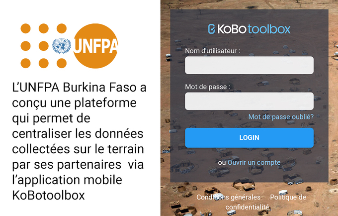 L'UNFPA a développé une plateforme de synchronisation pour transférer les données collectées via KoBotoolbox
