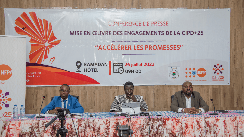 Conférence de presse sur la CIPD+25 au Burkina Faso 