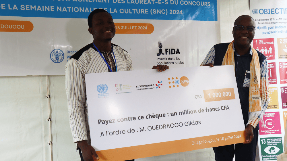 L'UNFPA a soutenu les 4 premier (e)s des quatre catégorie du concours d'art culinaire de la SNC