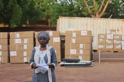 UNFPA offre 879 535 242 millions d'équipements au Burkina