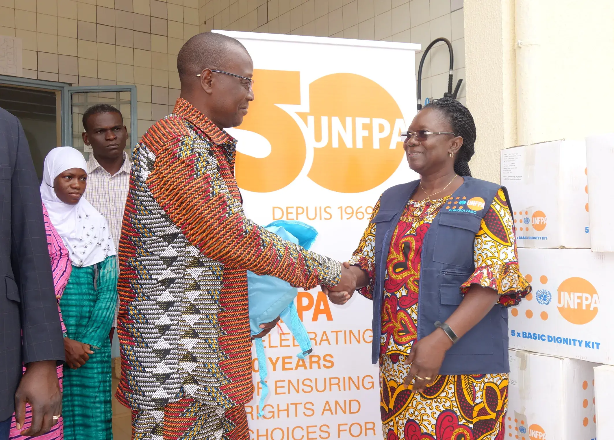 l’UNFPA vient en aide aux populations déplacées de la région de l’Est du Burkina