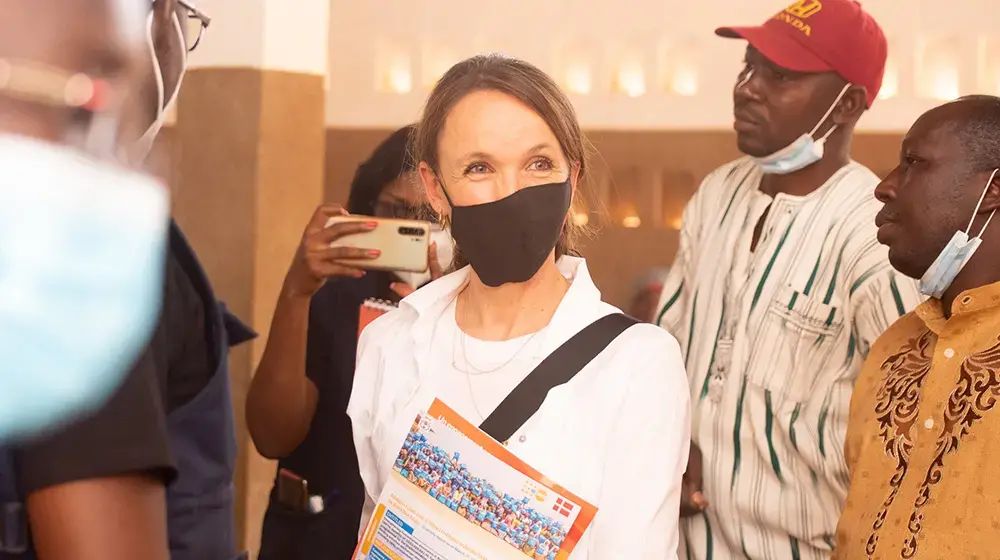 Réponse Humanitaire : Mette Thygesen, Directrice Humanitaire du Royaume du Danemark apprécie la mise en œuvre des interventions de l’UNFPA au Burkina Faso 