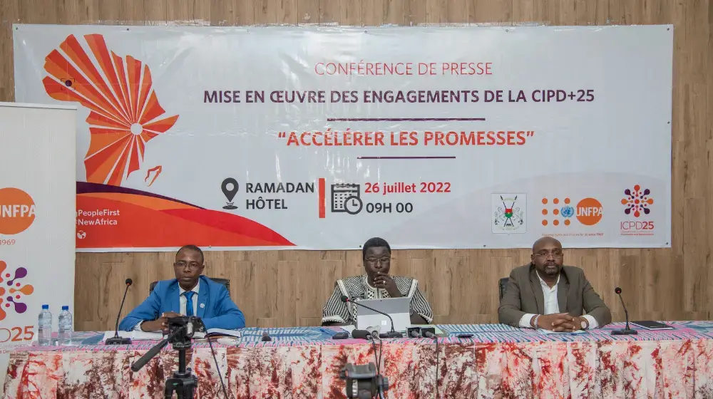 CIPD+25 : Le Burkina Faso fait le point de la mise en œuvre de ses engagements avec les  journalistes 