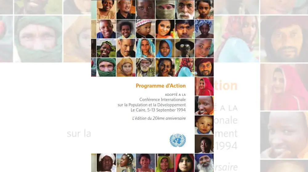 Programme d’action adopté à la Conférence internationale sur la population et le développement